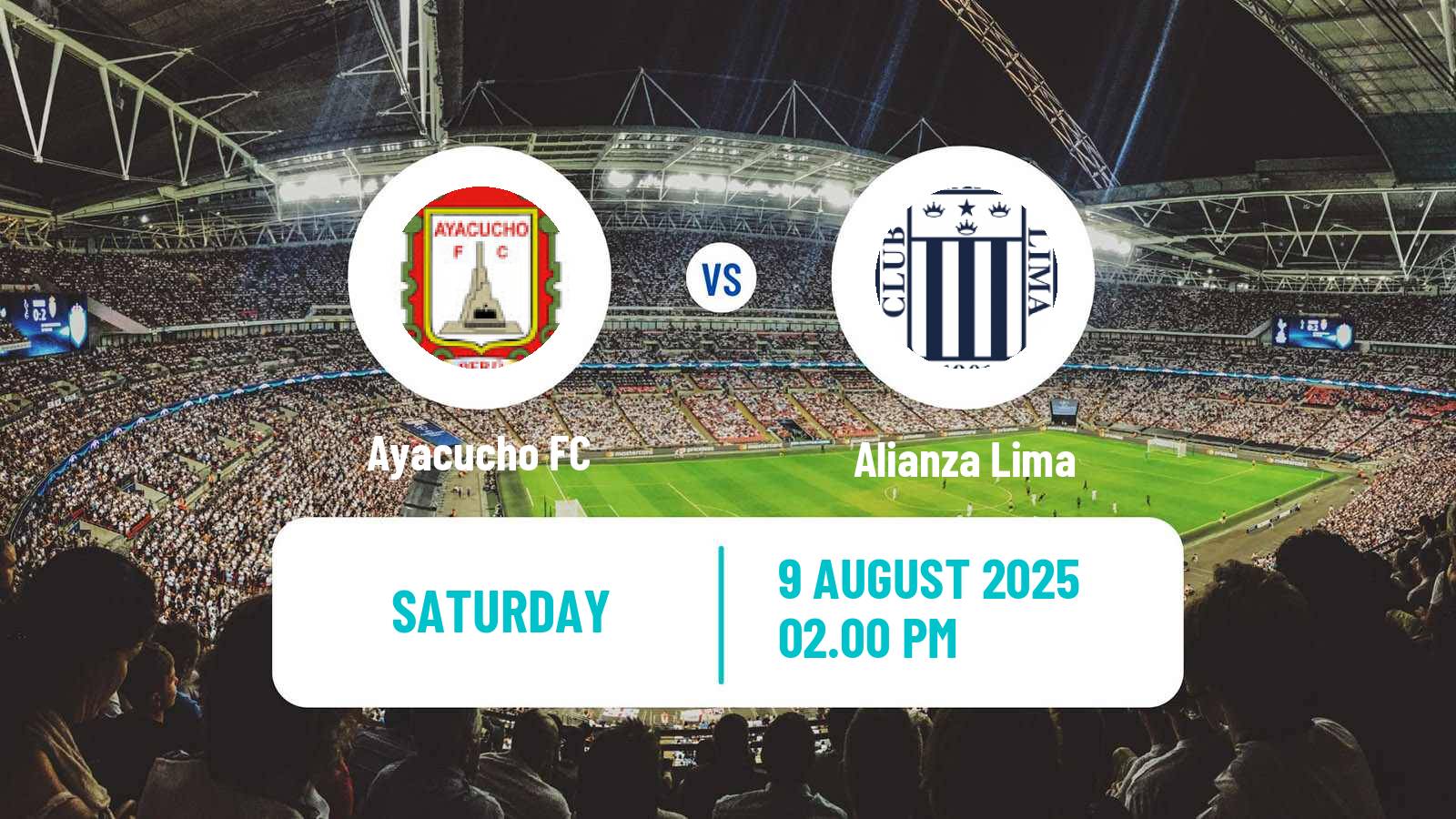 Soccer Peruvian Liga 1 Ayacucho - Alianza Lima