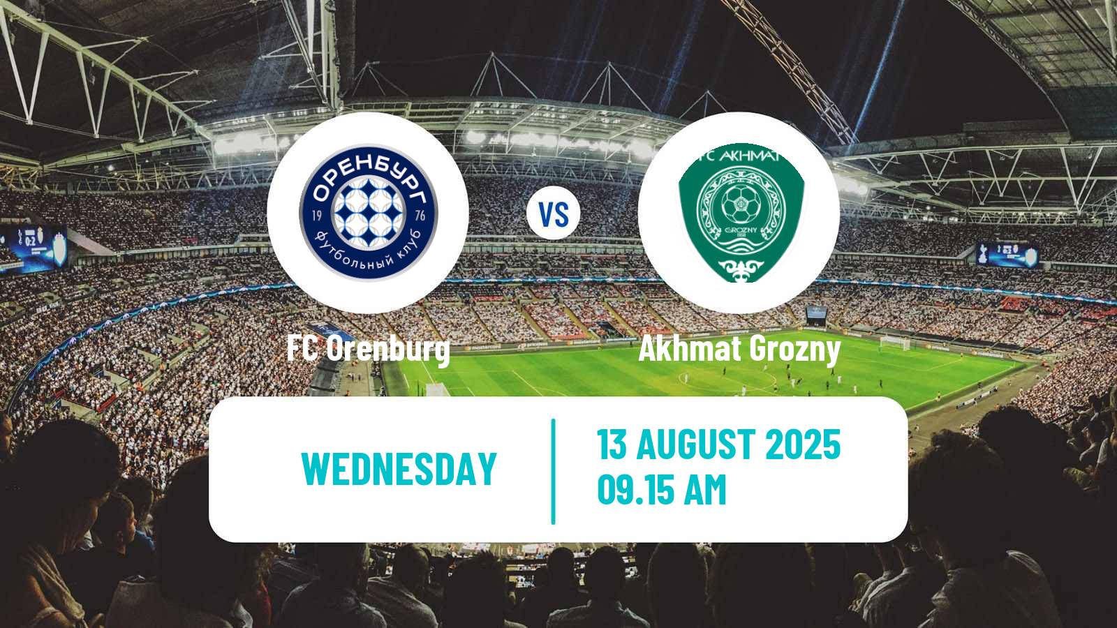 Soccer Russian Cup Orenburg - Akhmat Grozny
