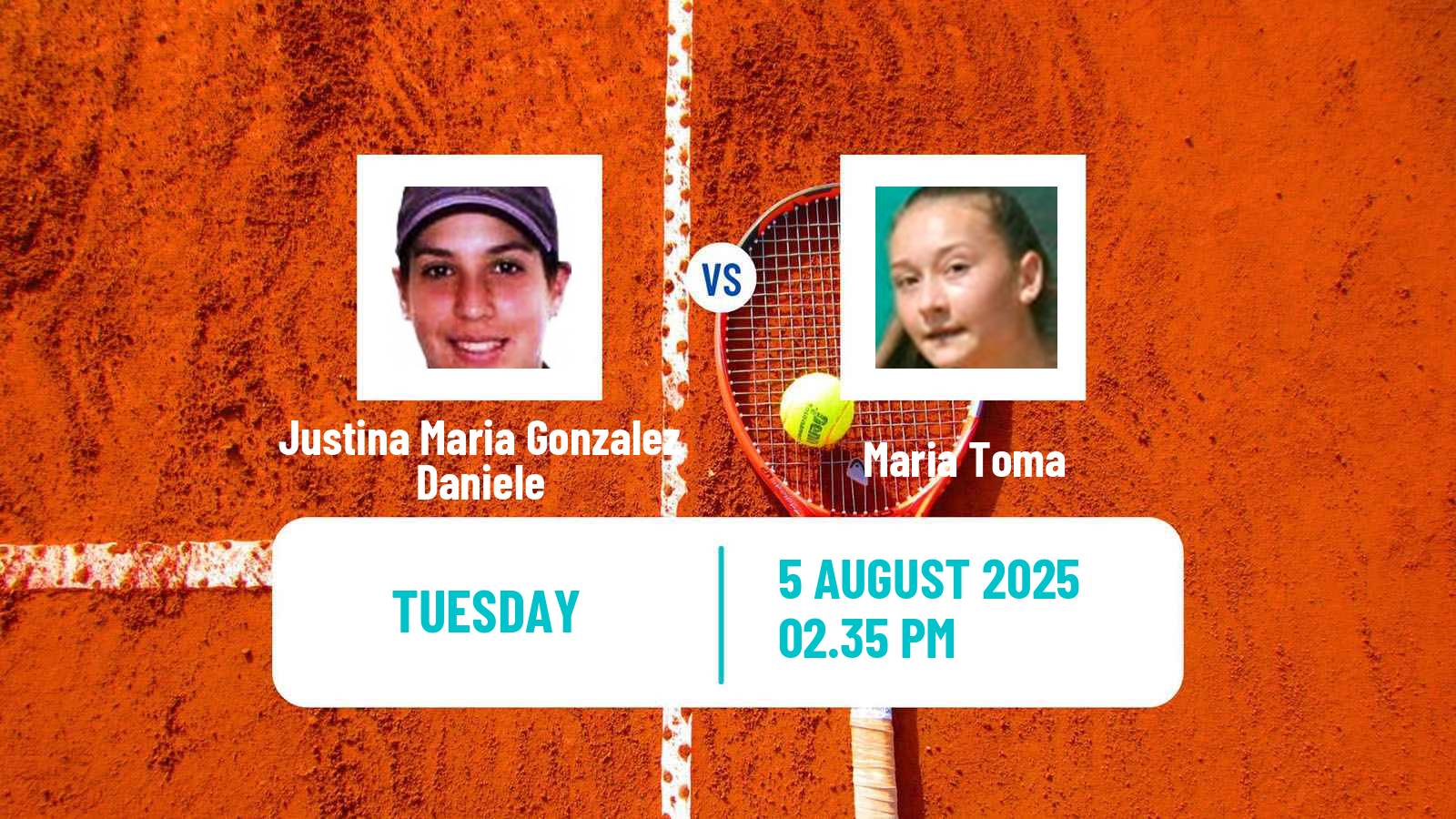 Tennis ITF W35 Chacabuco Women Justina Maria Gonzalez Daniele - Maria Toma
