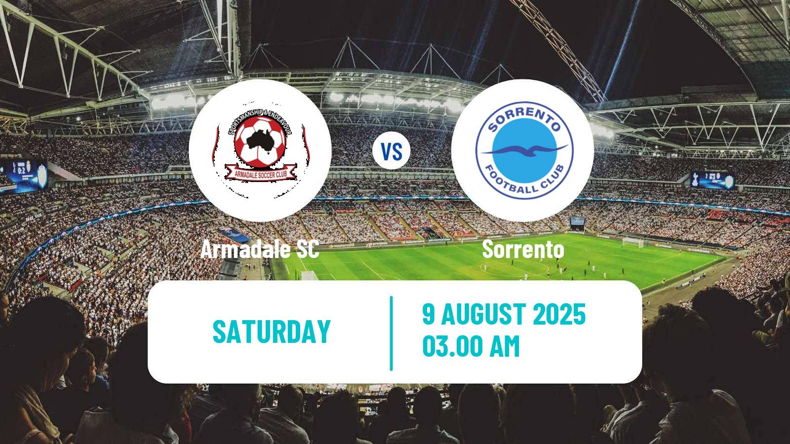 Soccer Australian NPL Western Australia Armadale - Sorrento
