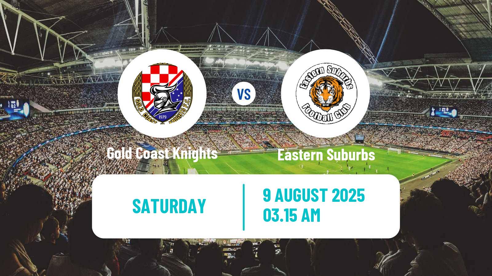 Soccer Australian NPL Queensland Gold Coast Knights - Eastern Suburbs