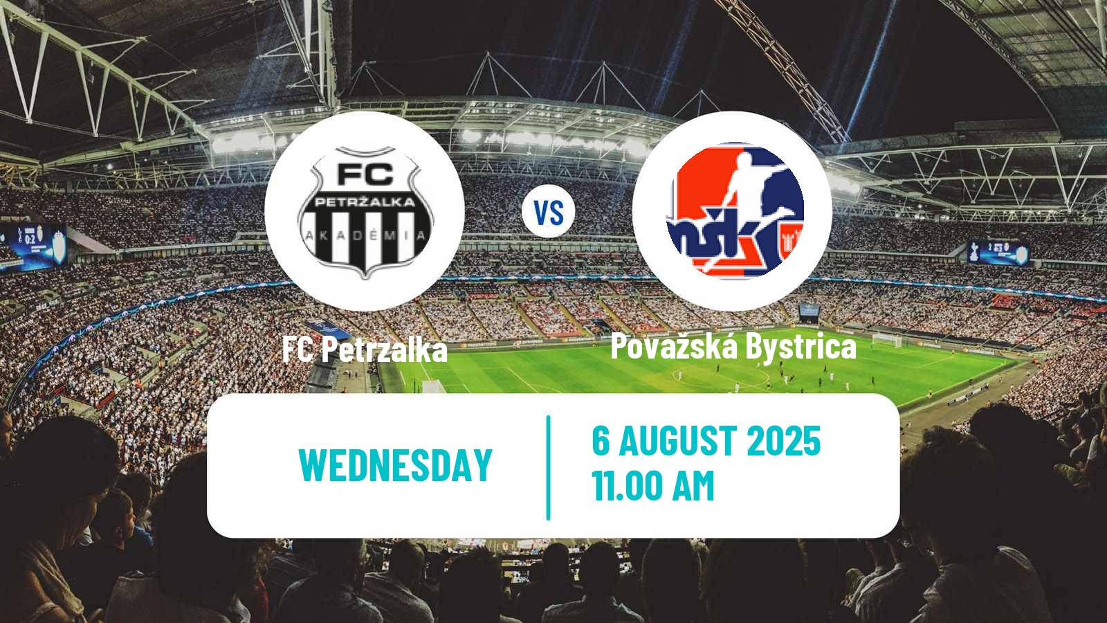 Soccer Slovak 2 Liga Petrzalka - Považská Bystrica