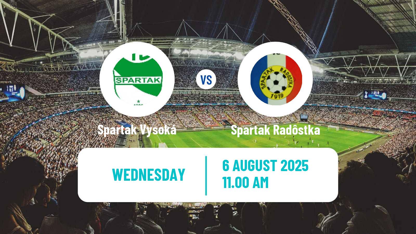 Soccer Slovak Cup Spartak Vysoká - Spartak Radôstka