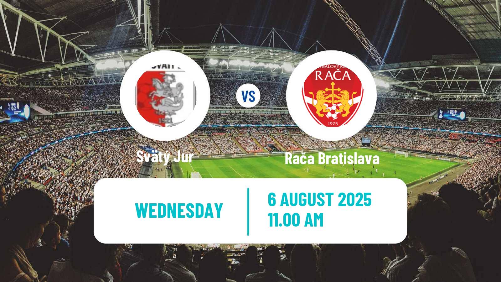 Soccer Slovak Cup Svätý Jur - Rača Bratislava
