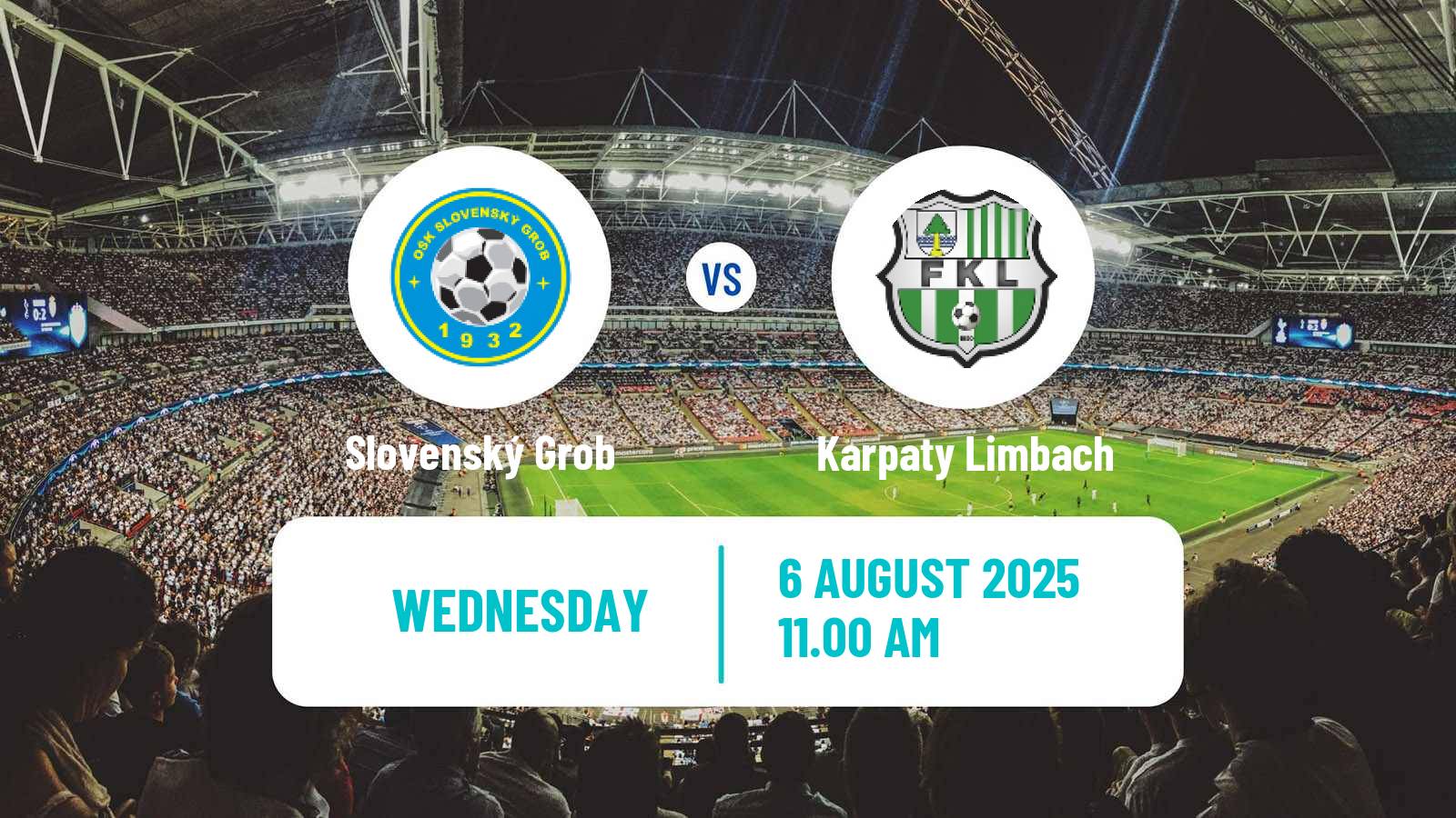 Soccer Slovak Cup Slovenský Grob - Karpaty Limbach