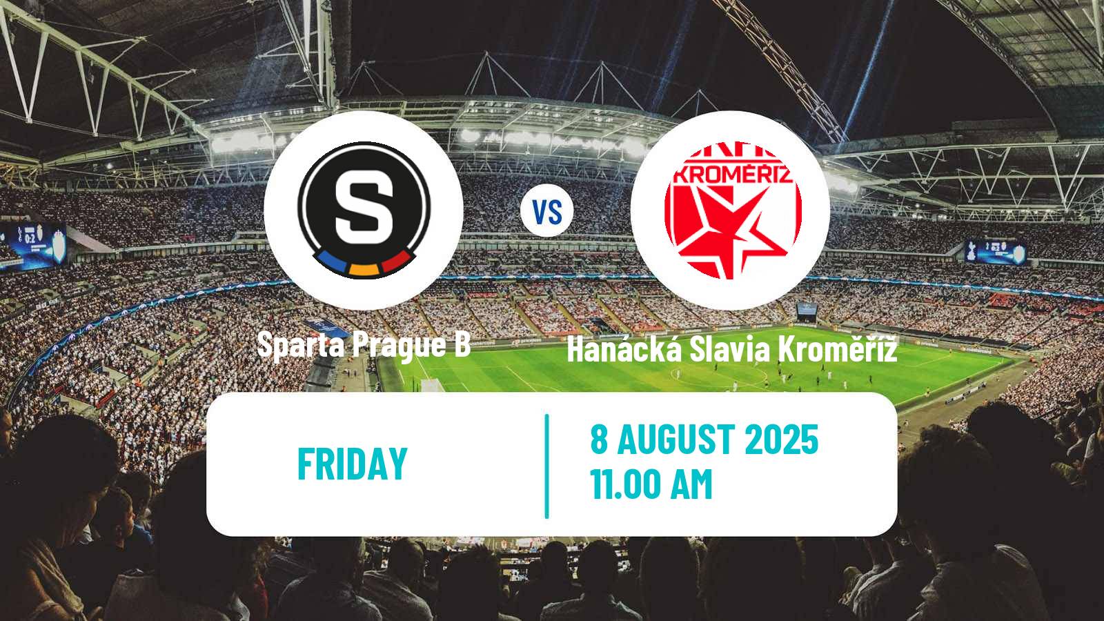 Soccer Czech Division 2 Sparta Prague B - Hanácká Slavia Kroměříž