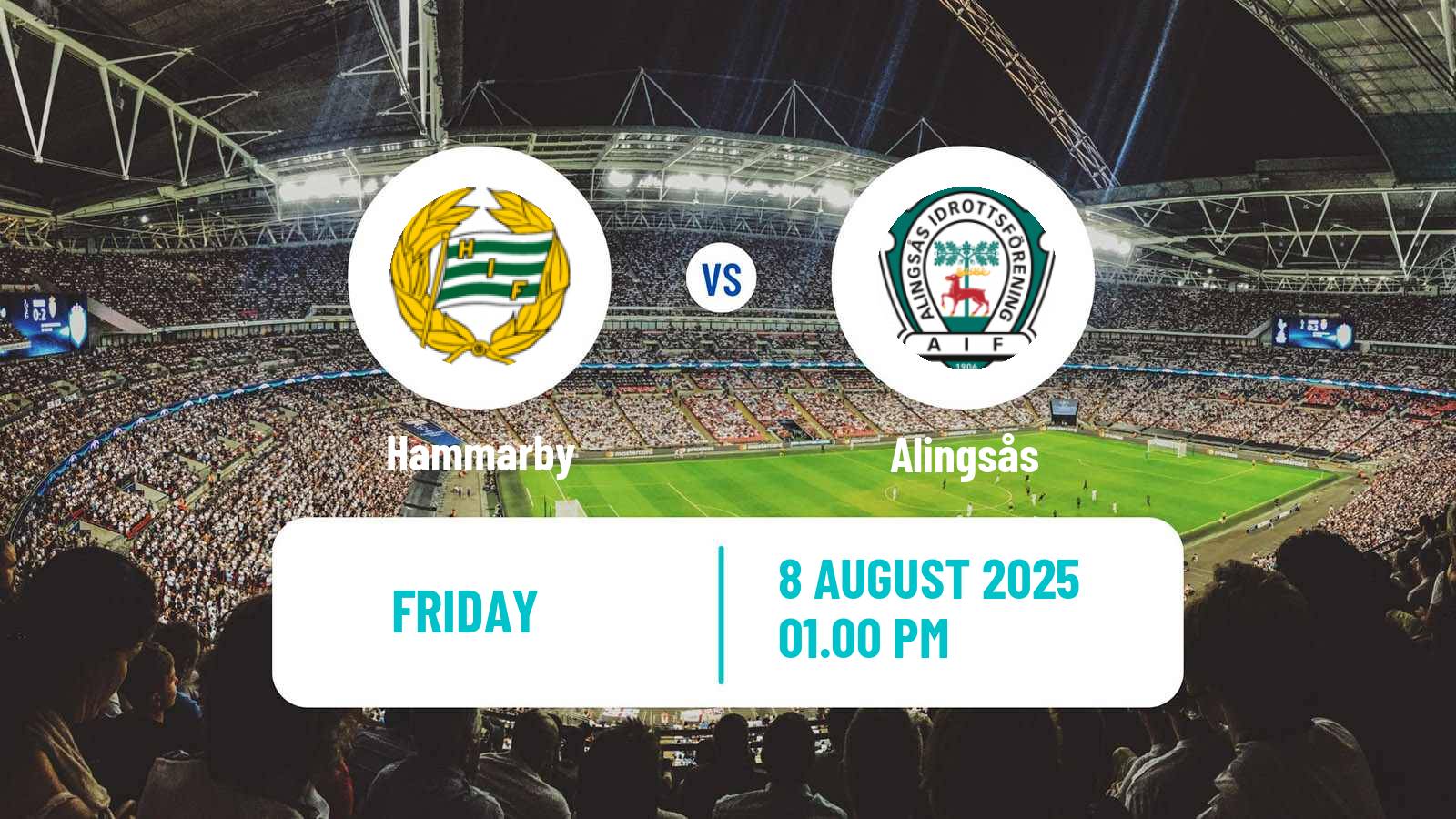 Soccer Swedish Allsvenskan Women Hammarby - Alingsås