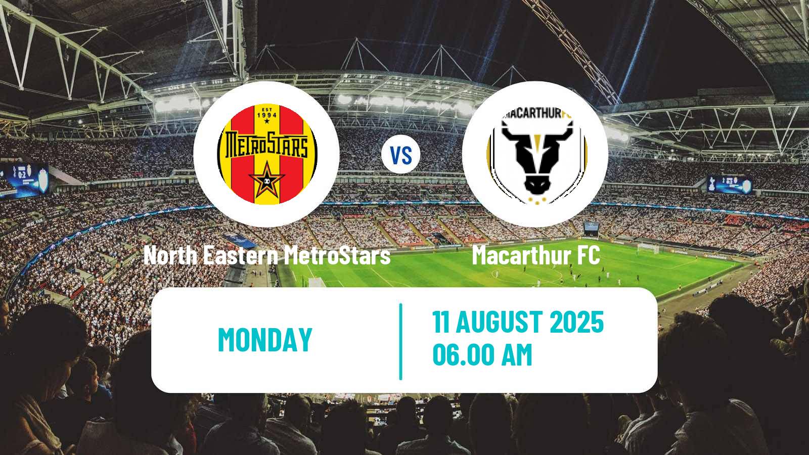 Soccer Australian Cup North Eastern MetroStars - Macarthur FC