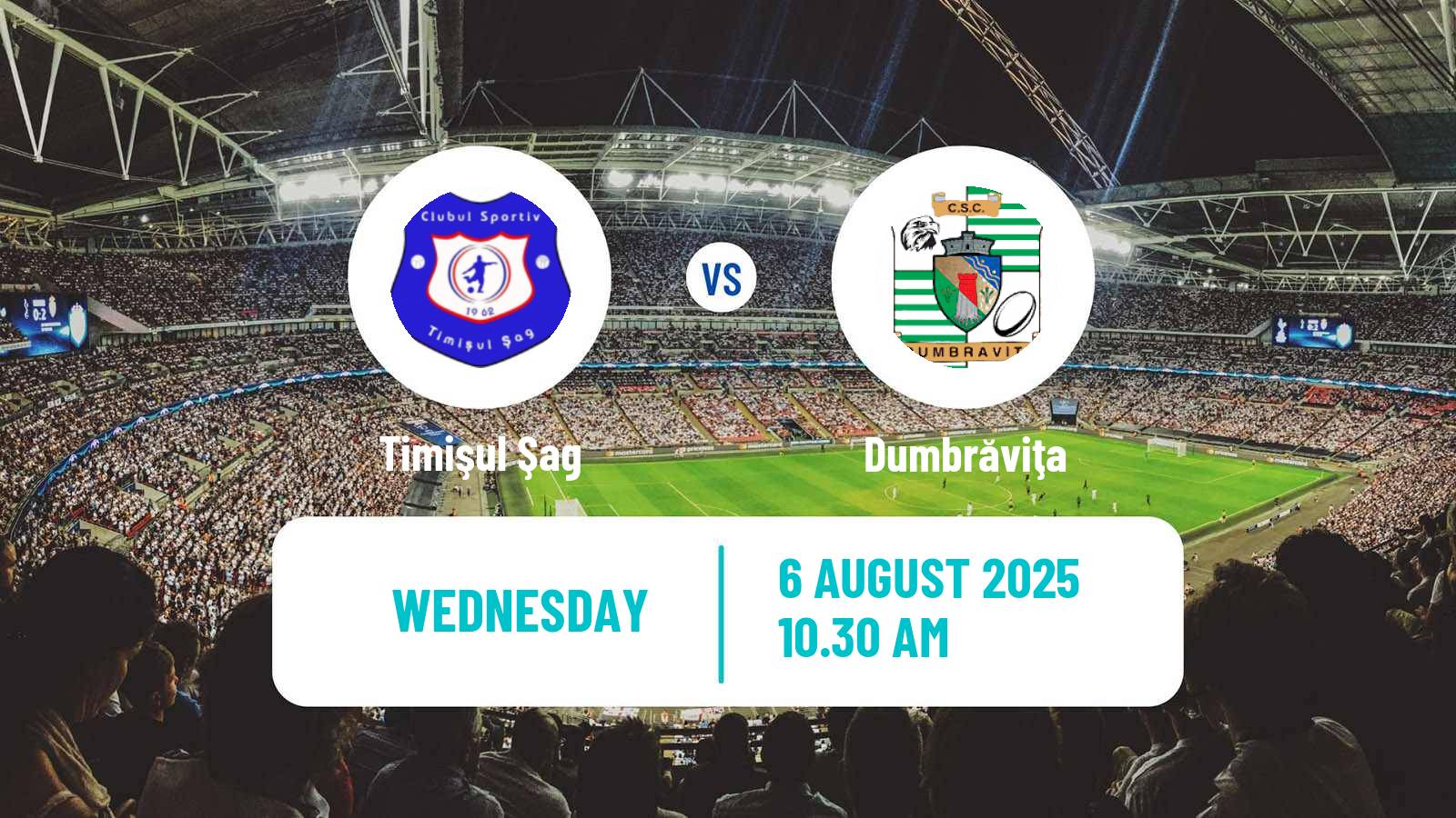Soccer Romanian Cup Timişul Şag - Dumbrăviţa