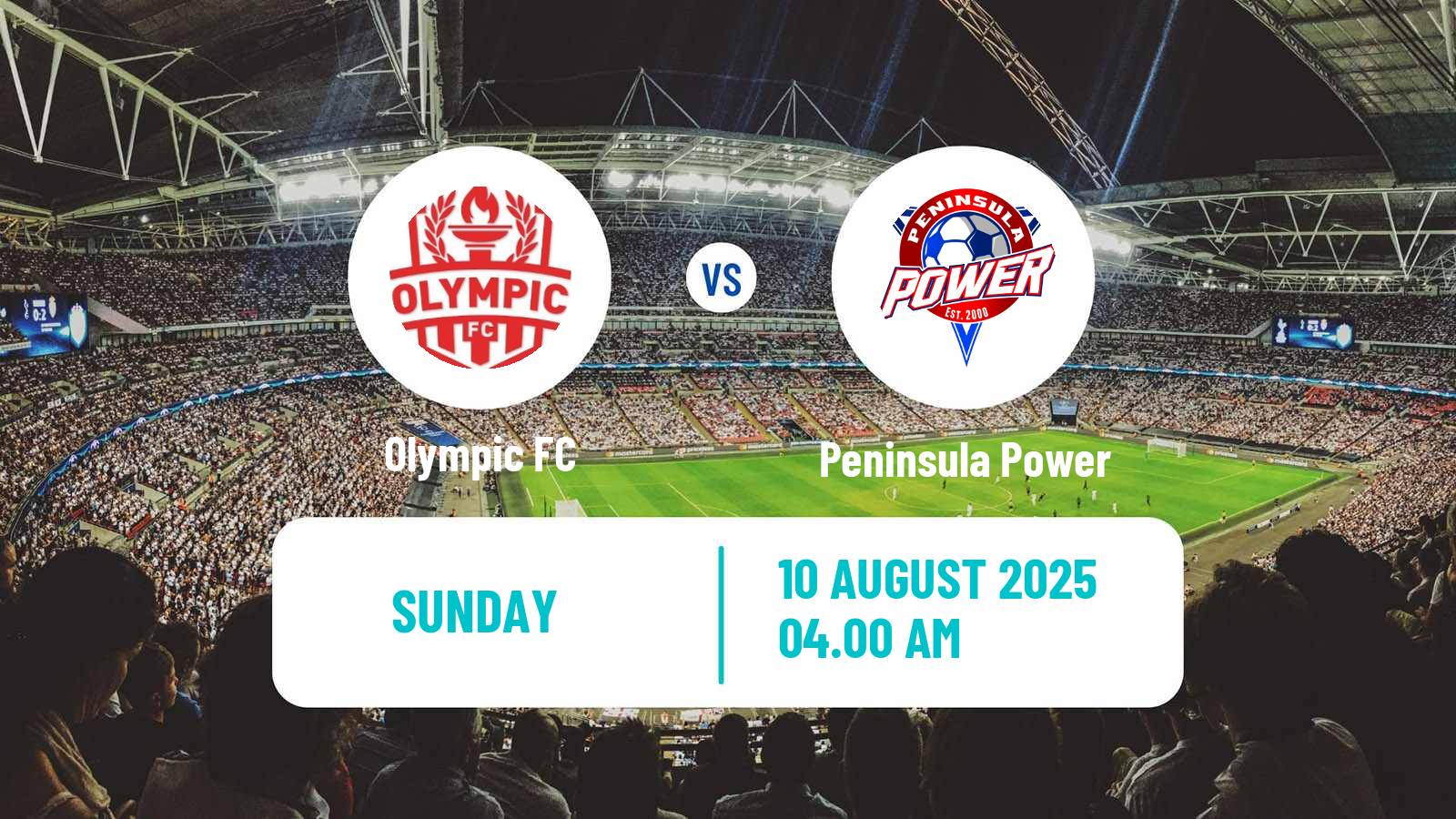 Soccer Australian NPL Queensland Olympic FC - Peninsula Power