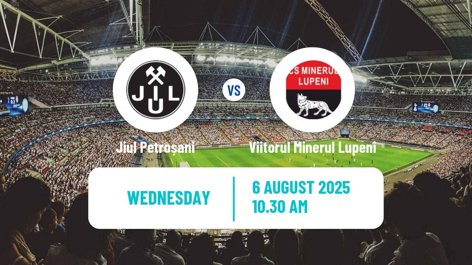 Soccer Romanian Cup Jiul Petroșani - Viitorul Minerul Lupeni