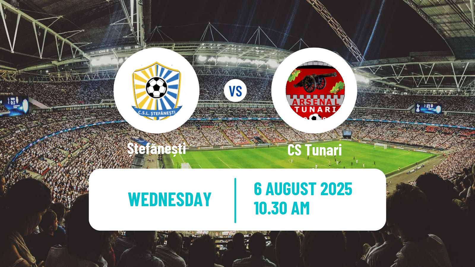 Soccer Romanian Cup Ștefănești - Tunari