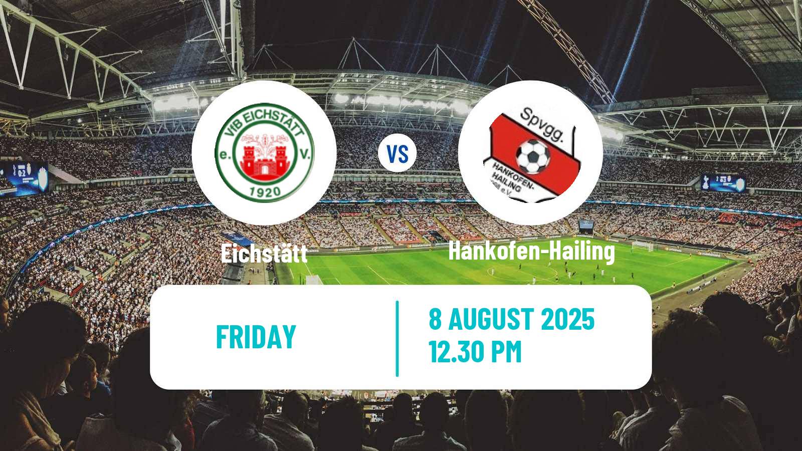 Soccer German Regionalliga Bayern Eichstätt - Hankofen-Hailing