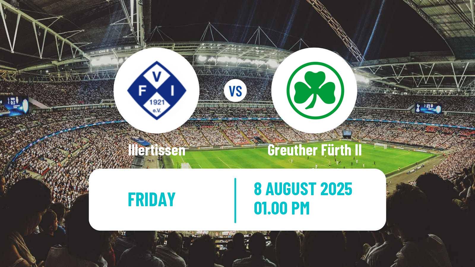Soccer German Regionalliga Bayern Illertissen - Greuther Fürth II