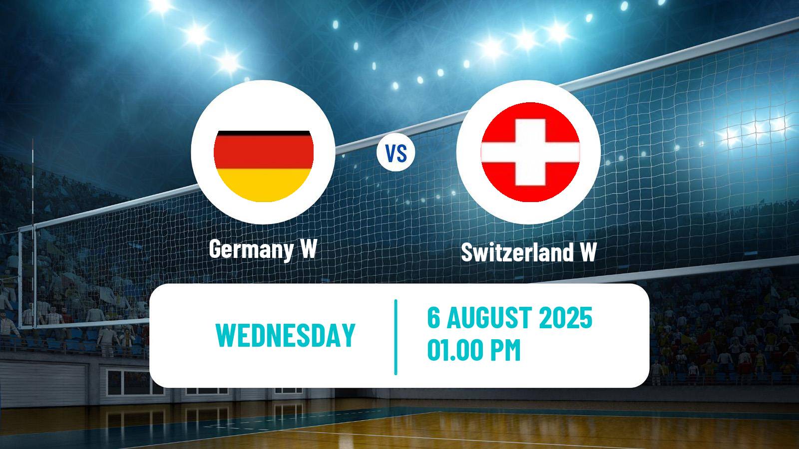 Volleyball European Championships Volleyball Women Germany W - Switzerland W