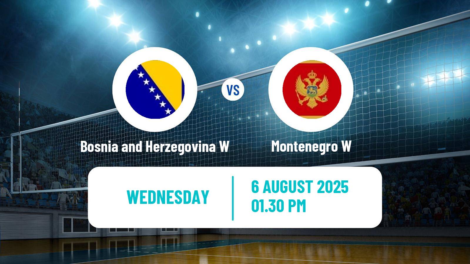 Volleyball European Championships Volleyball Women Bosnia and Herzegovina W - Montenegro W