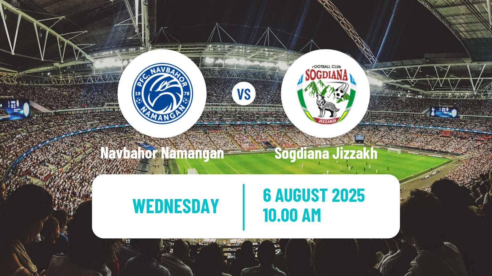 Soccer Uzbek League Navbahor Namangan - Sogdiana Jizzakh