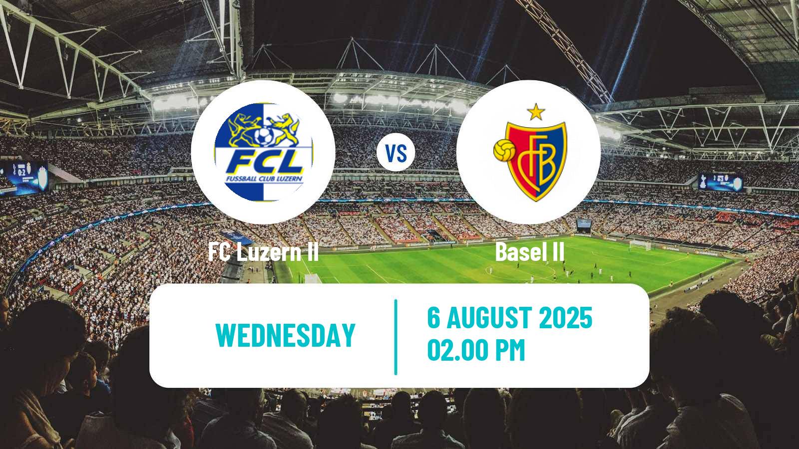 Soccer Swiss Promotion League Luzern II - Basel II
