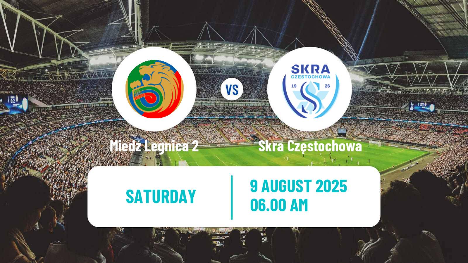 Soccer Polish Division 3 - Group III Miedź Legnica 2 - Skra Częstochowa