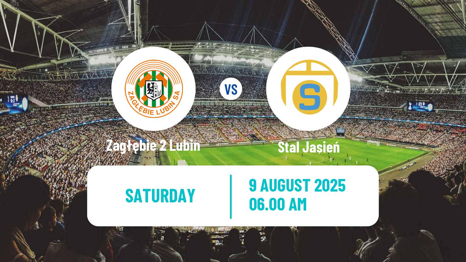 Soccer Polish Division 3 - Group III Zagłębie 2 Lubin - Stal Jasień