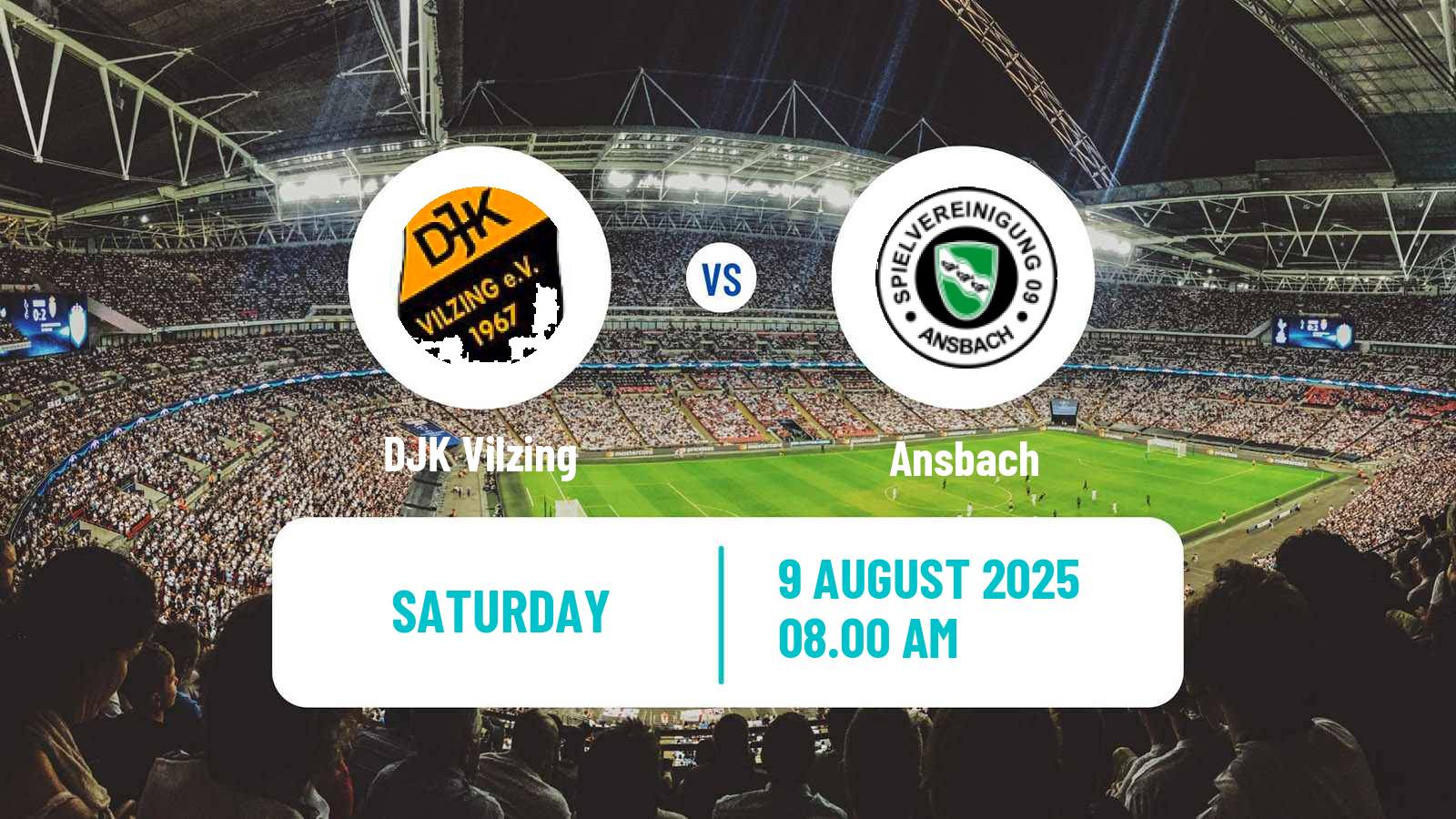 Soccer German Regionalliga Bayern Vilzing - Ansbach