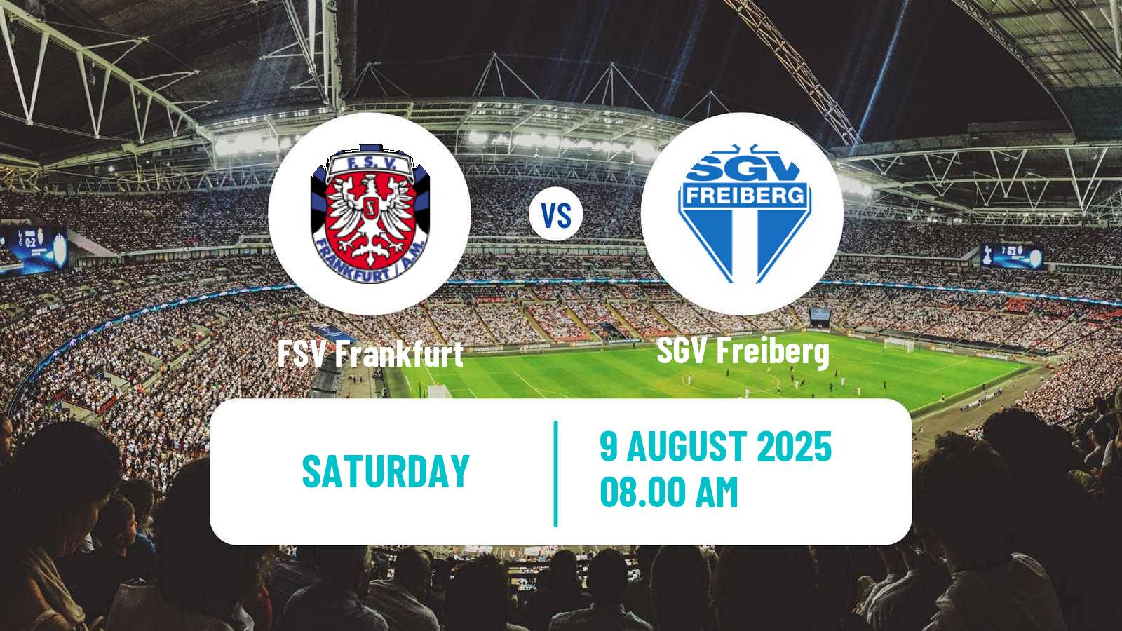 Soccer German Regionalliga Sudwest FSV Frankfurt - Freiberg