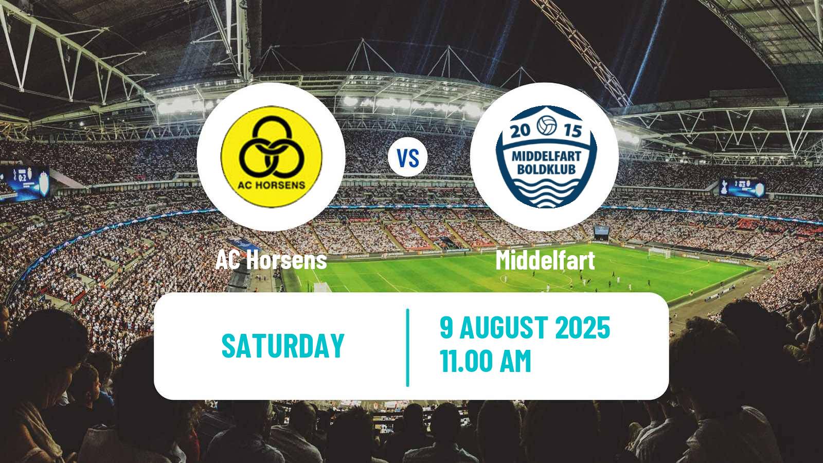 Soccer Danish 1 Division Horsens - Middelfart
