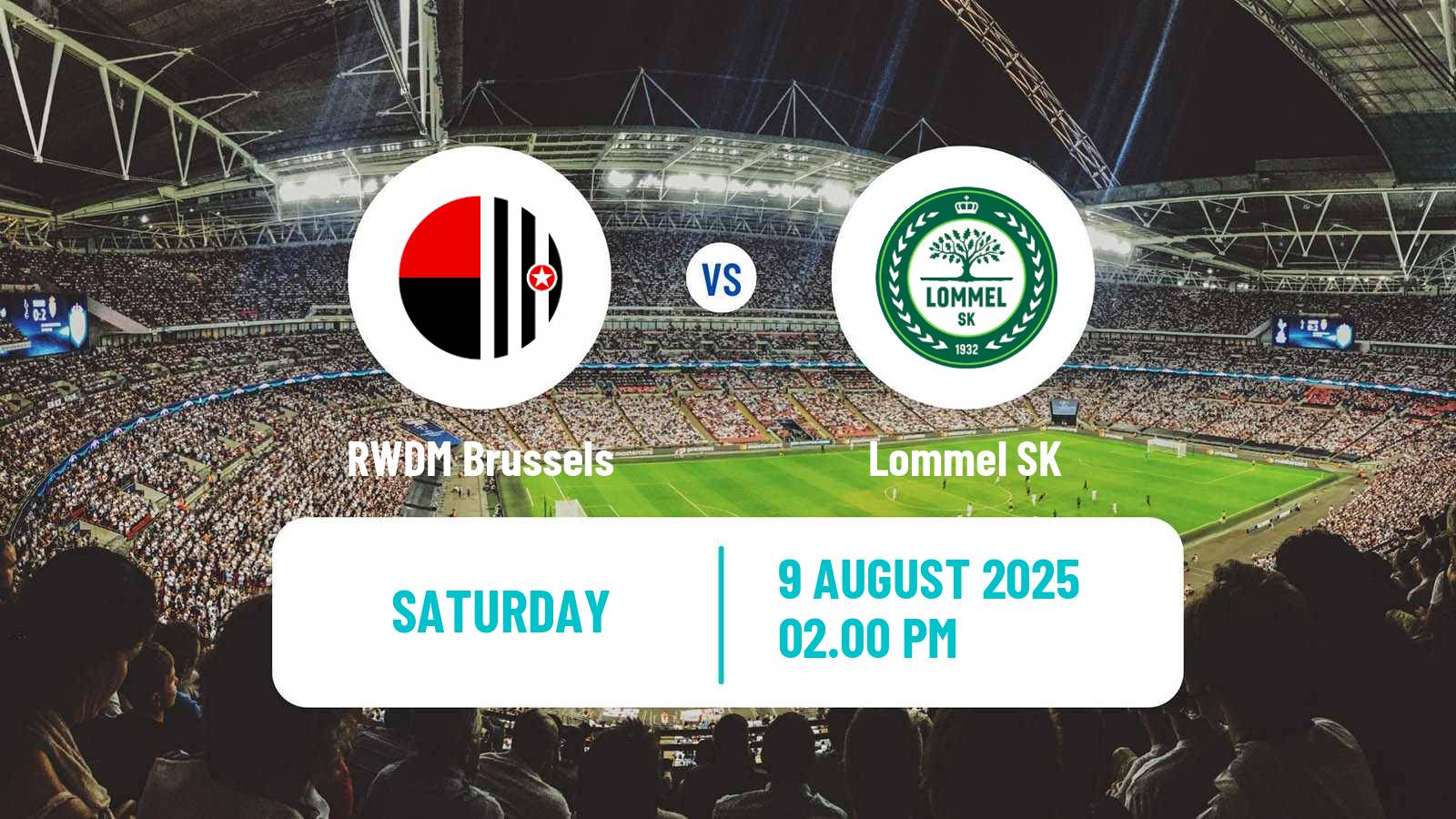 Soccer Belgian Сhallenger Pro League RWDM Brussels - Lommel