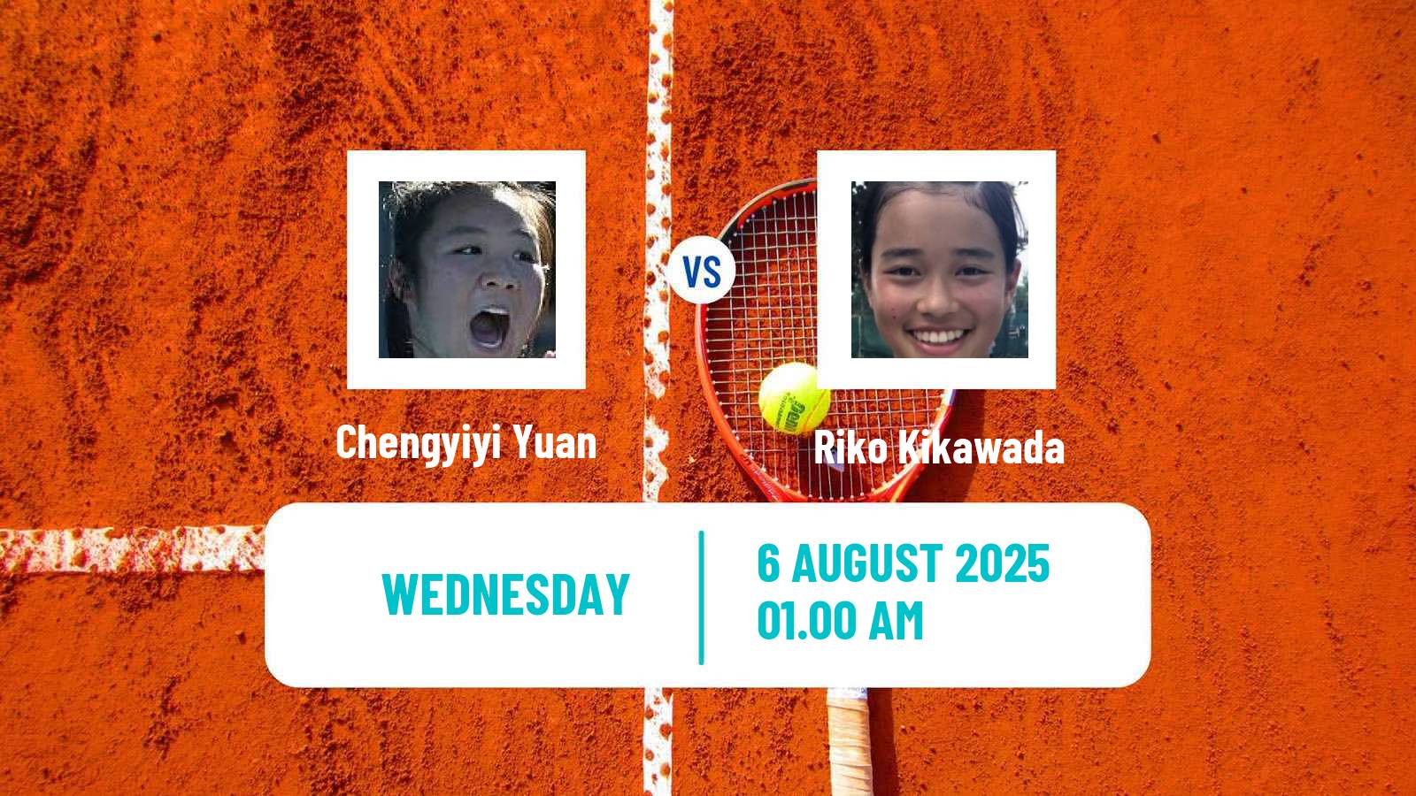 Tennis ITF W15 Luan 4 Women Chengyiyi Yuan - Riko Kikawada