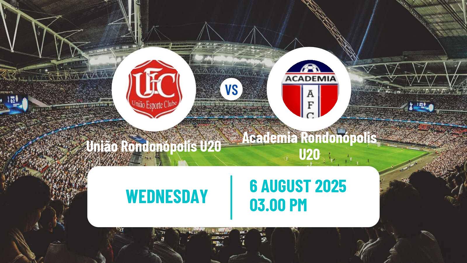 Soccer Brazilian Matogrossense U20 União Rondonópolis U20 - Academia Rondonópolis U20
