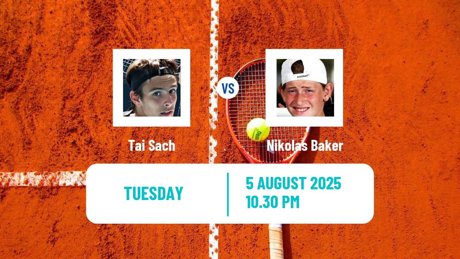 Tennis ITF M15 Brisbane Men Tai Sach - Nikolas Baker