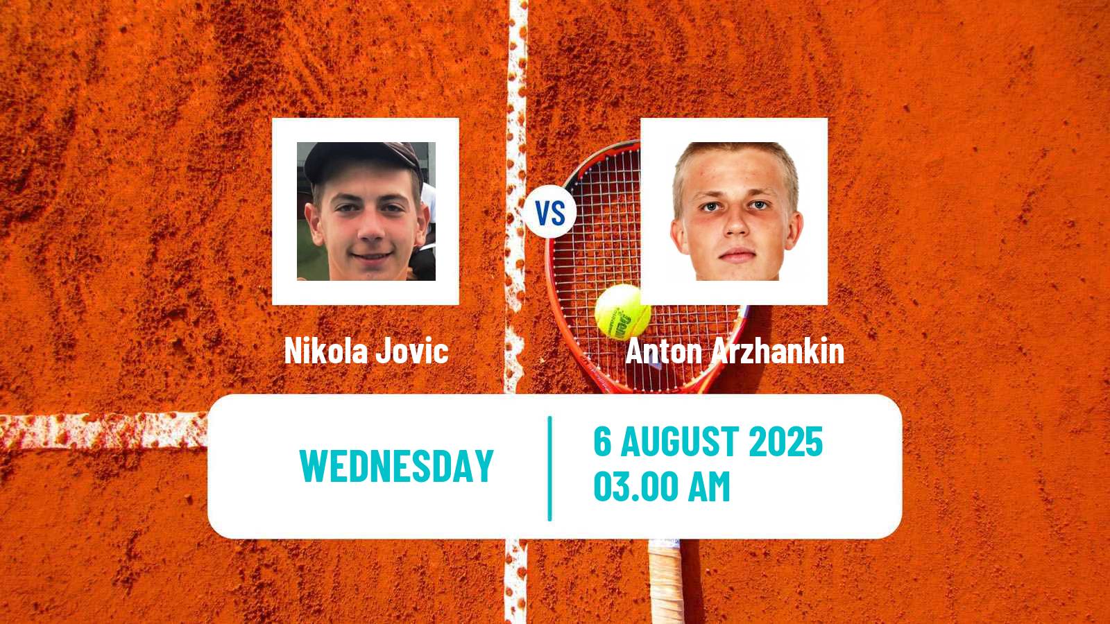 Tennis ITF M15 Kursumlijska Banja 14 Men Nikola Jovic - Anton Arzhankin
