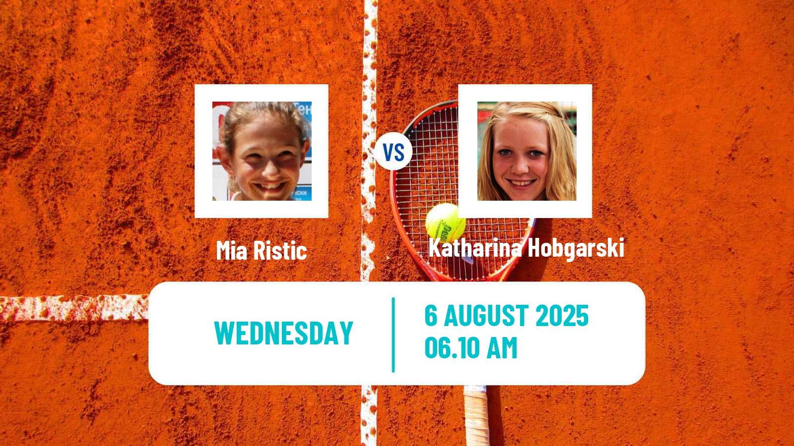 Tennis ITF W35 Kursumlijska Banja 2 Women Mia Ristic - Katharina Hobgarski