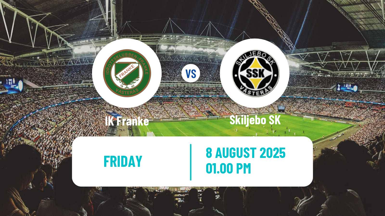 Soccer Swedish Division 2 - Norra Svealand IK Franke - Skiljebo