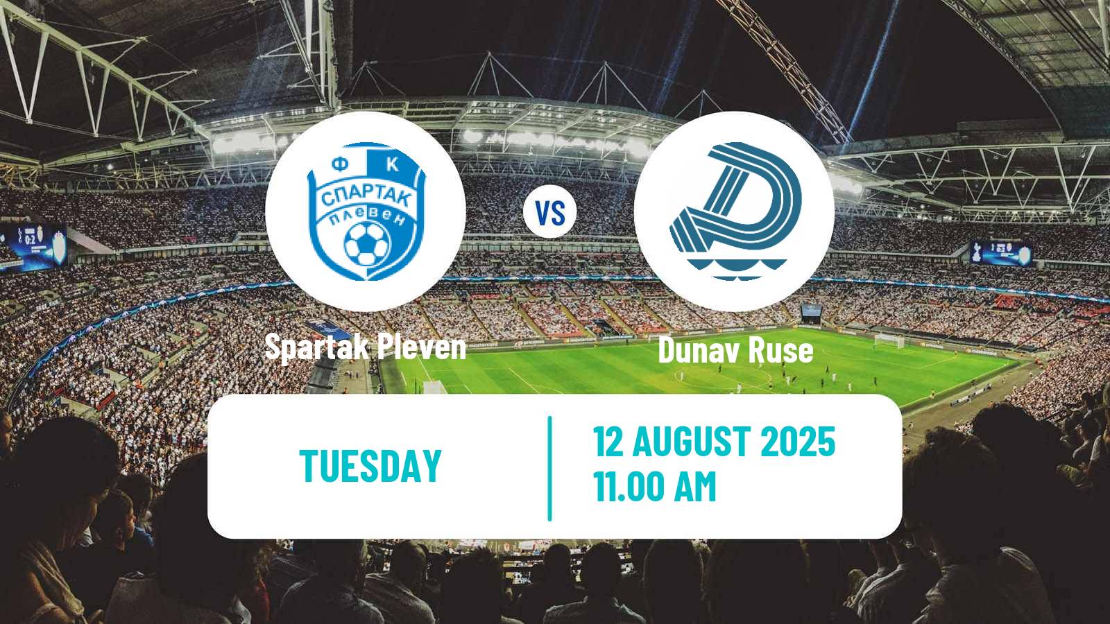 Soccer Bulgarian Vtora Liga Spartak Pleven - Dunav Ruse