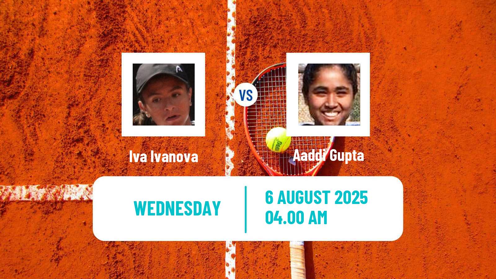 Tennis ITF W15 Monastir 28 Women Iva Ivanova - Aaddi Gupta