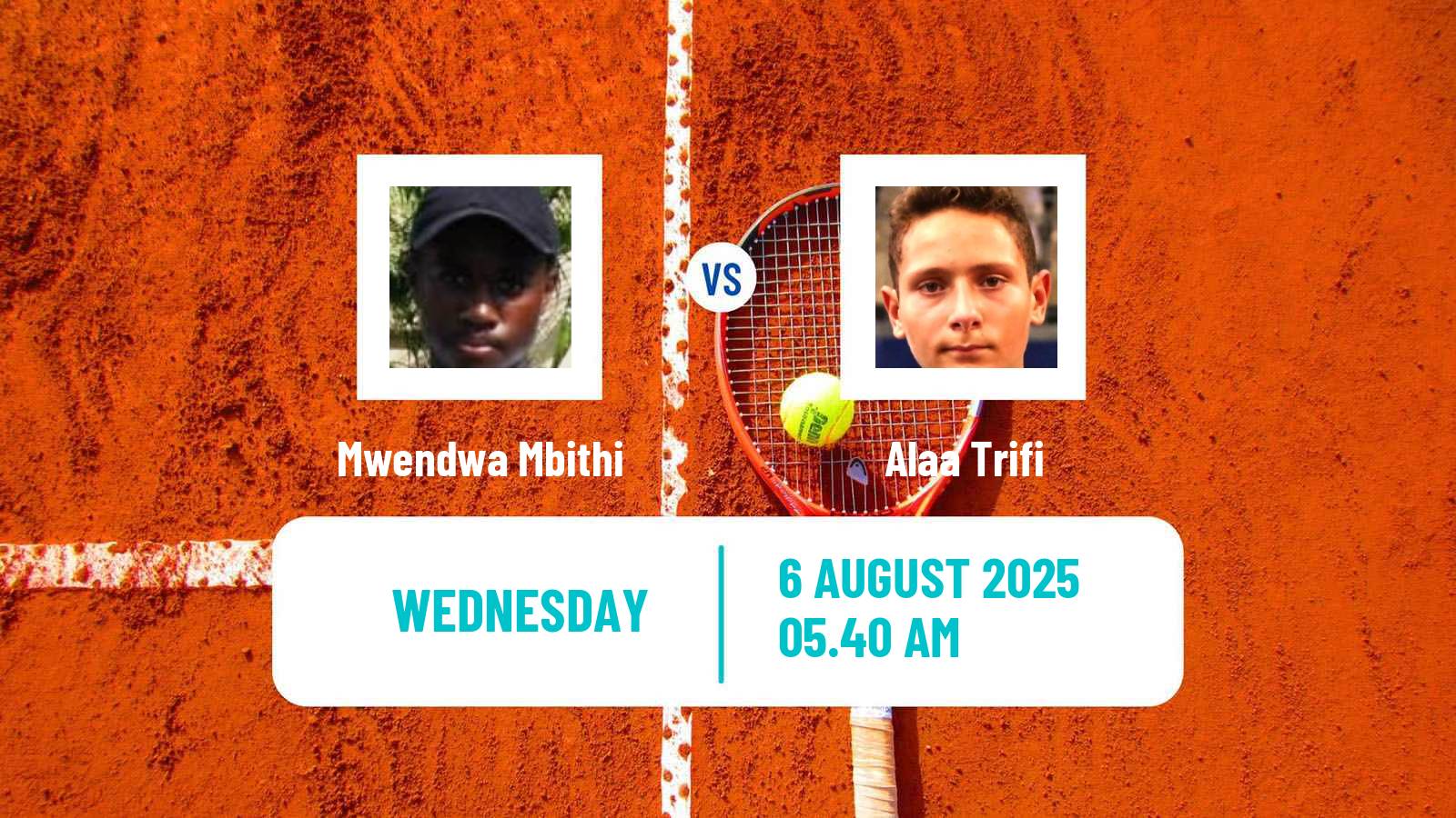 Tennis ITF M25 Monastir 5 Men Mwendwa Mbithi - Alaa Trifi