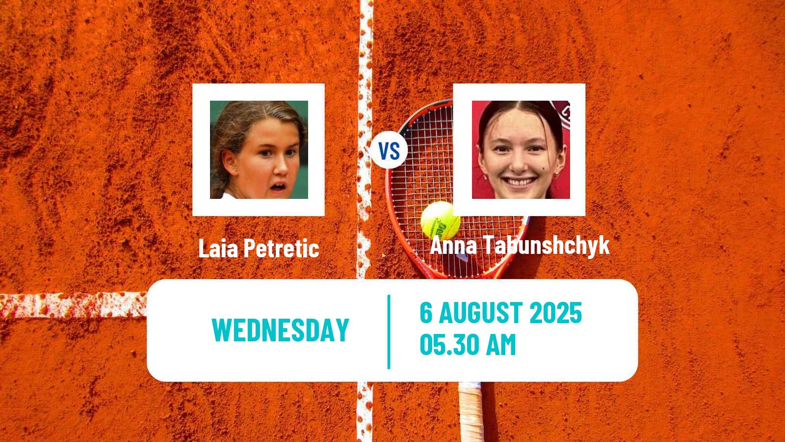 Tennis ITF W15 Monastir 28 Women Laia Petretic - Anna Tabunshchyk