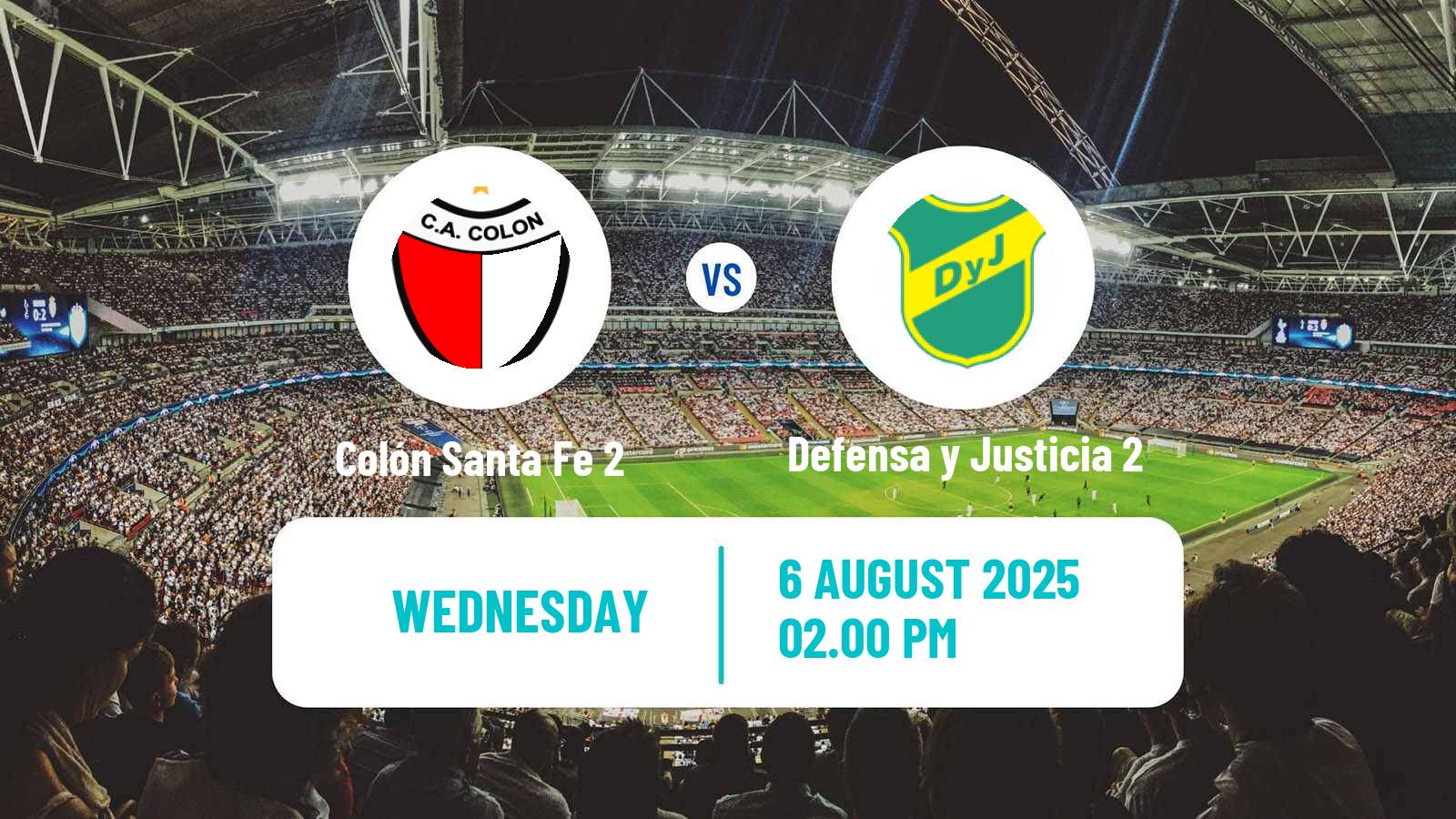 Soccer Argentinian Reserve League Colón Santa Fe 2 - Defensa y Justicia 2
