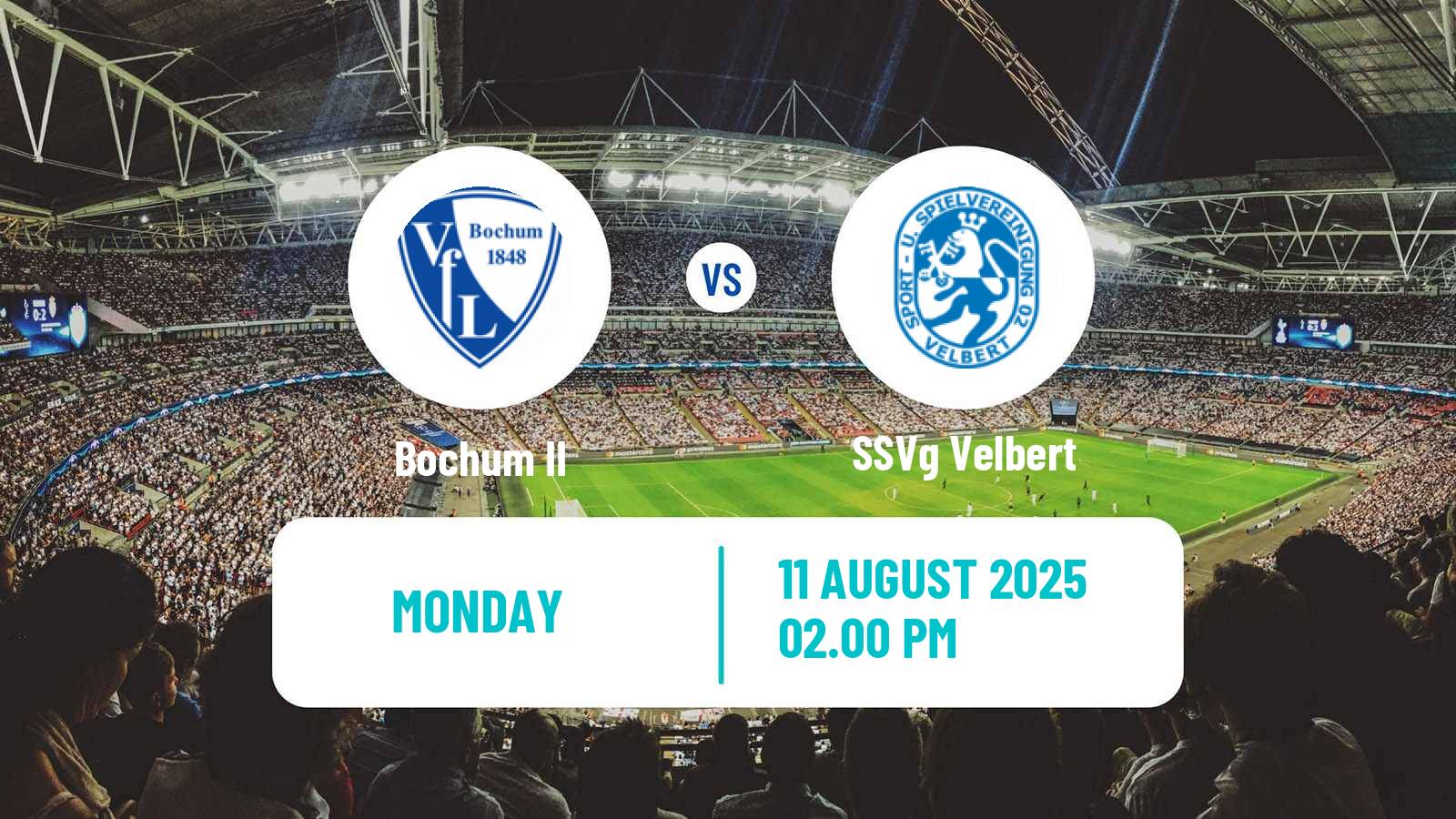 Soccer German Regionalliga West Bochum II - Velbert