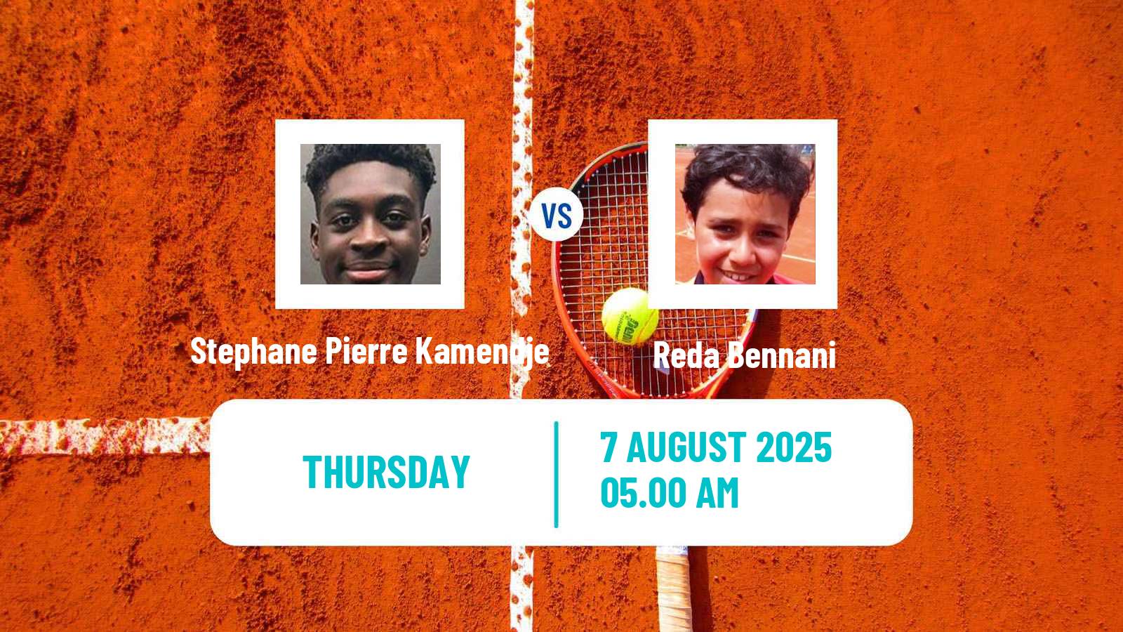 Tennis ITF M25 Brazzaville 2 Men Stephane Pierre Kamendje - Reda Bennani