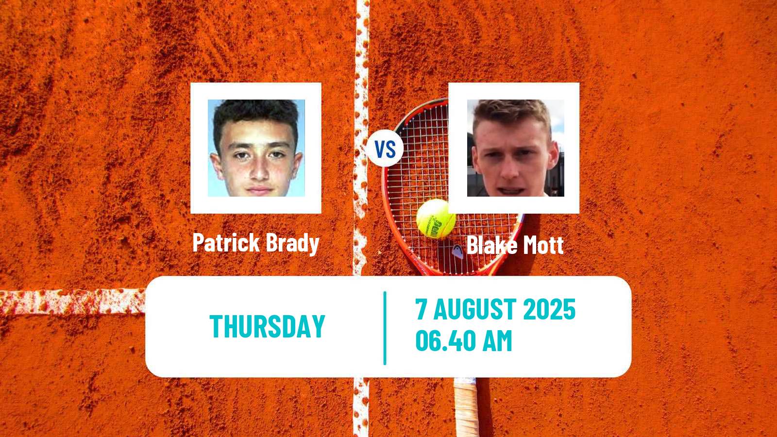 Tennis ITF M25 Roehampton 2 Men Patrick Brady - Blake Mott
