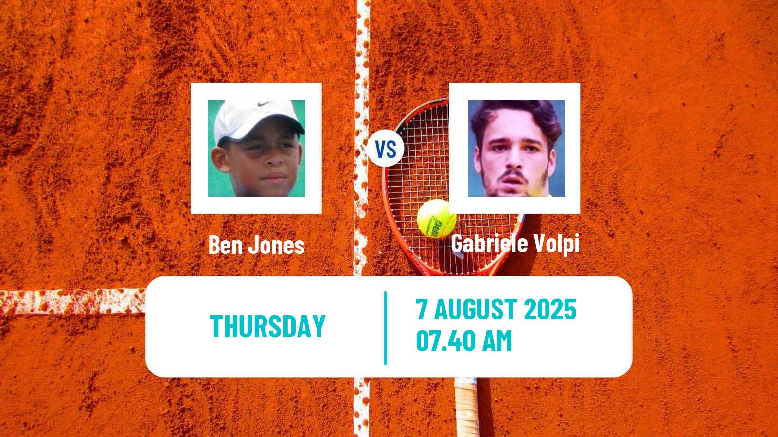 Tennis ITF M25 Roehampton 2 Men Ben Jones - Gabriele Volpi