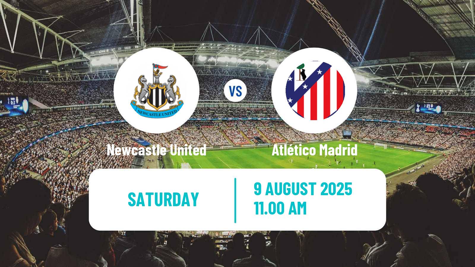 Soccer Club Friendly Newcastle United - Atlético Madrid