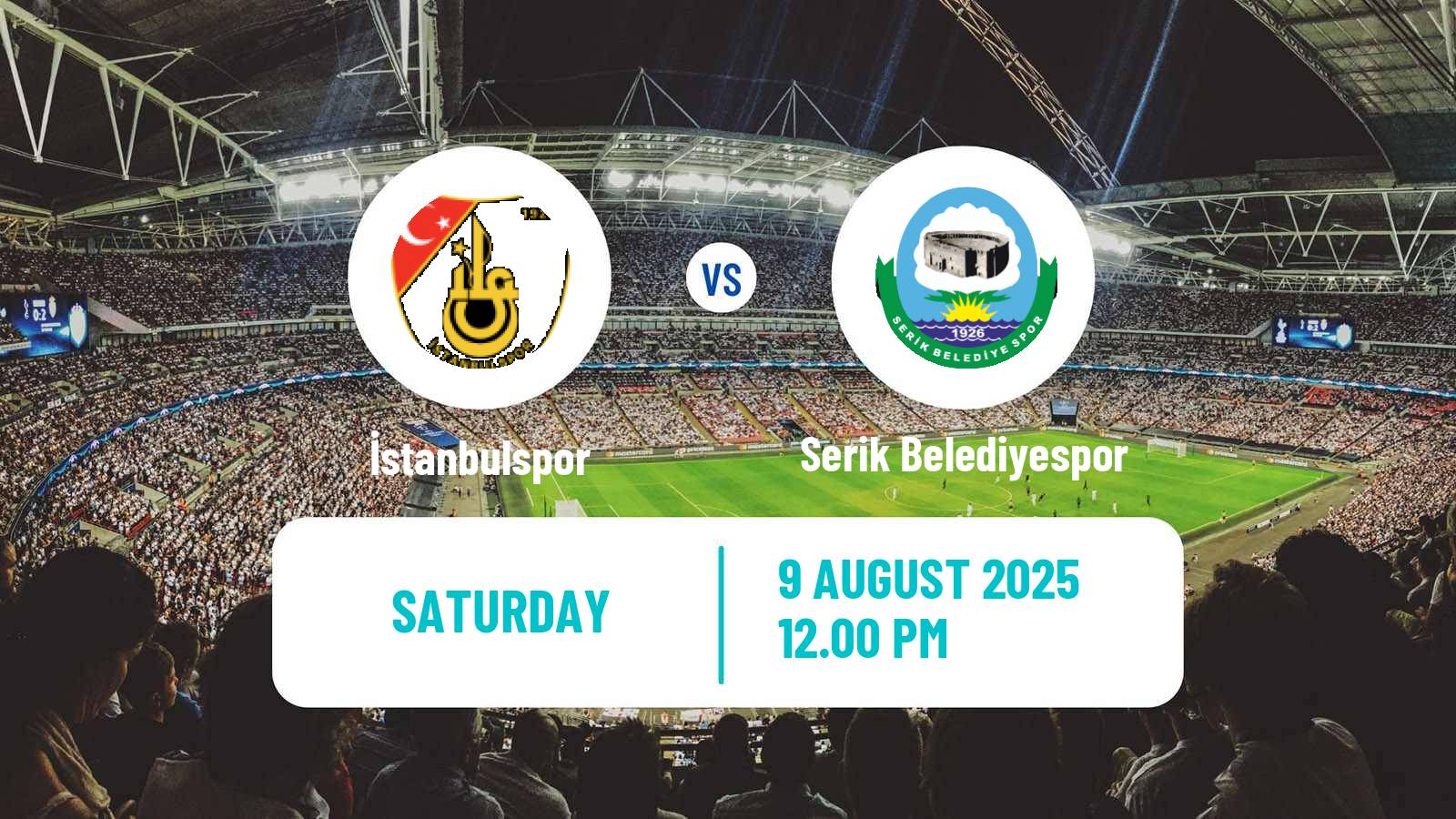 Soccer Turkish First League İstanbulspor - Serik Belediyespor