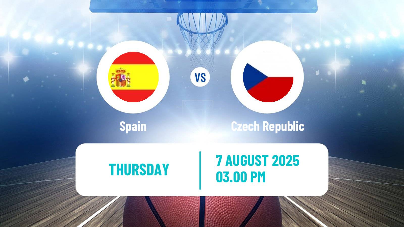 Basketball Friendly International Basketball Spain - Czech Republic
