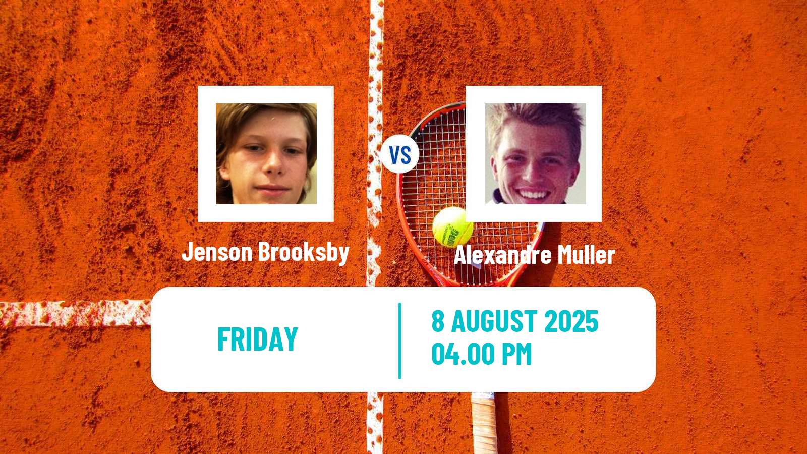Tennis ATP Cincinnati Jenson Brooksby - Alexandre Muller