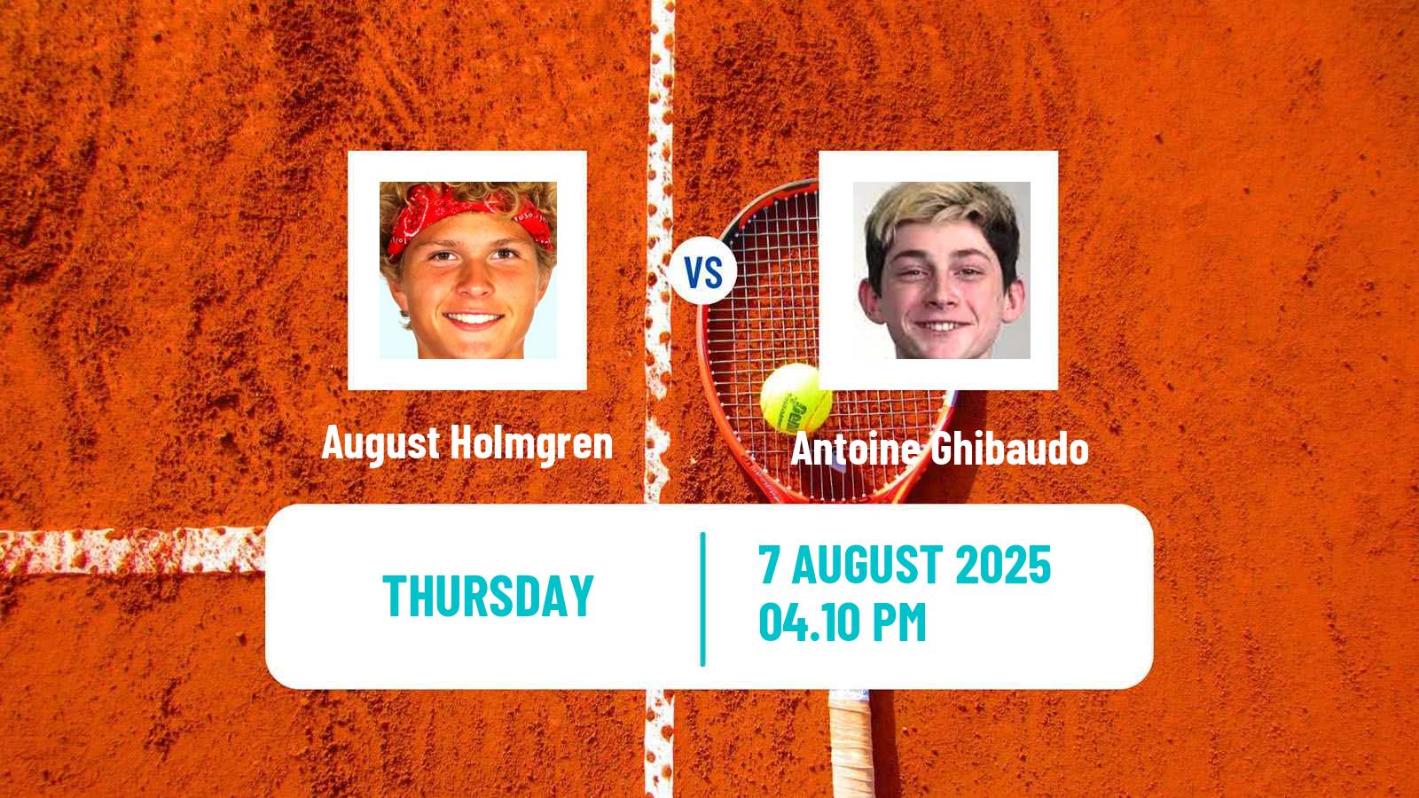 Tennis Chicago Challenger Men August Holmgren - Antoine Ghibaudo