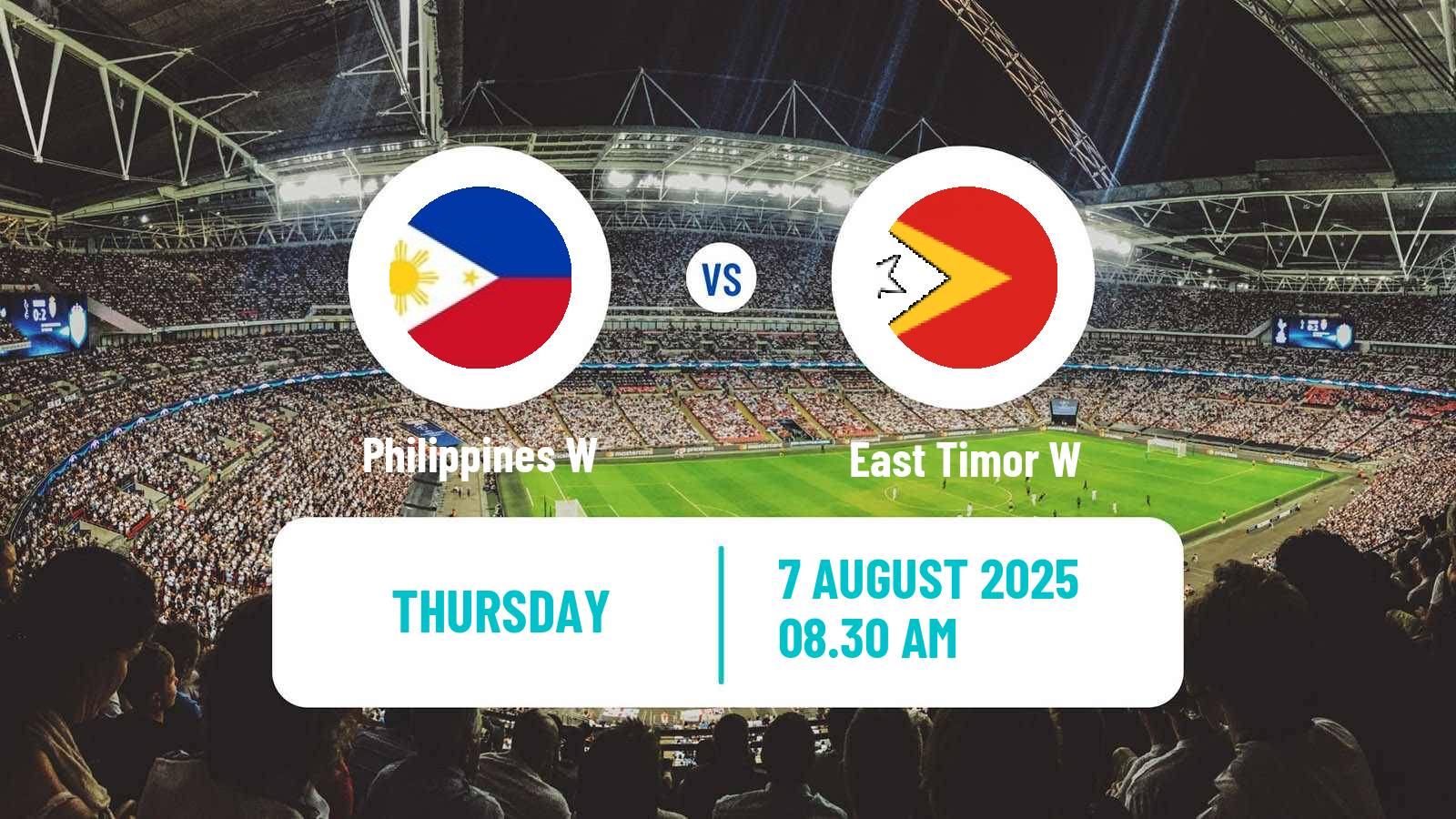Soccer AFF Championship Women Philippines W - East Timor W