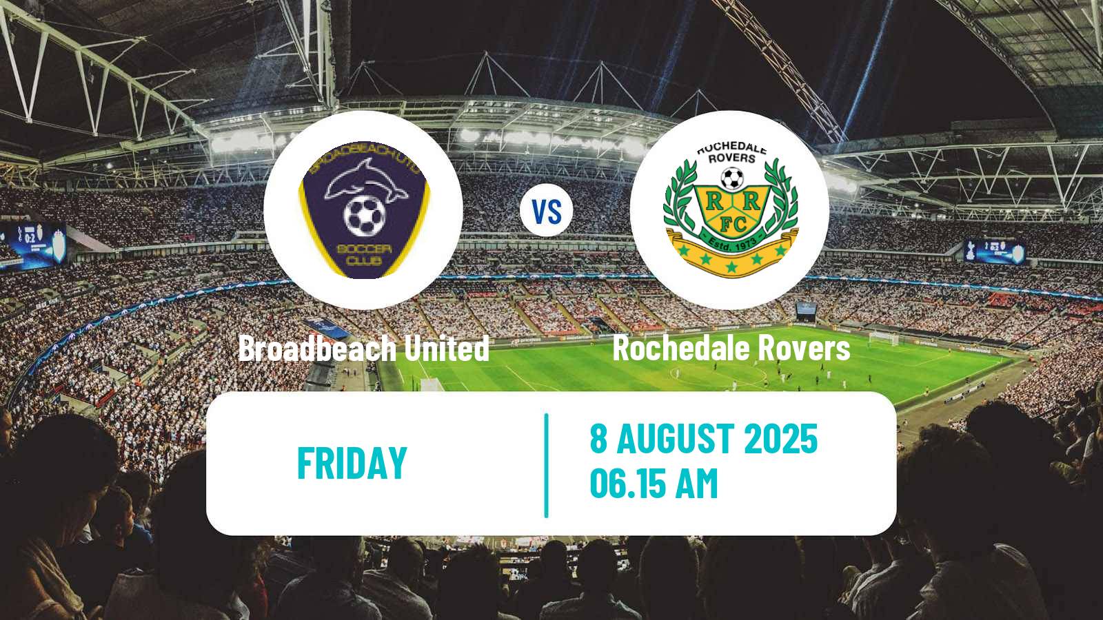 Soccer Australian Queensland Premier League Broadbeach United - Rochedale Rovers